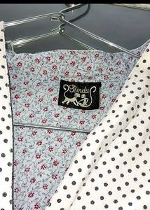 Polka Dot Button-Down Top