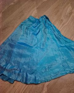 Blue Ethnic Skirt