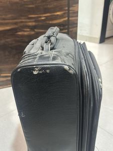 Spacious Black Travel Suitcase