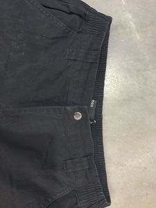 Black Cargo Pants with seven pockets!