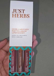just herbs set of 3 lipstick (16ml each)