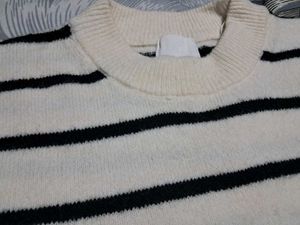 Cozy Striped Knit Sweater