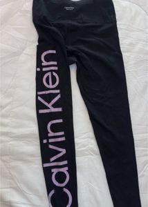Calvin Klein Black Logo Leggings