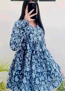 Floral Print Kurta