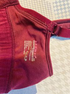 branded Comfortable Maroon Sports Bra