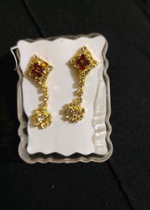 Traditional Gold Jhumka Earrings
