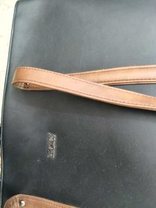 Stylish Black & Brown Shoulder Bag