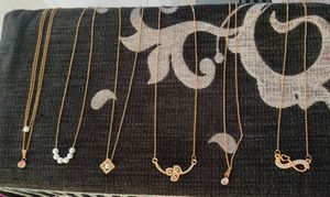 Elegant Gold Chain Necklace Set