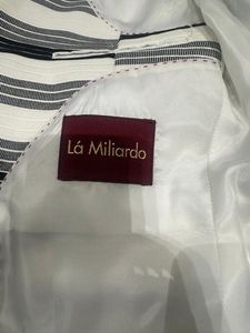 last price Striped Suit Blazer