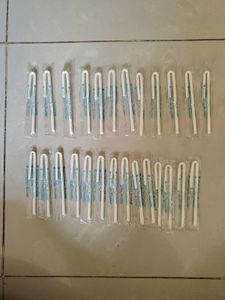 New Unused Pack of 26 U-Shaped Paper Straws