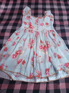 party beautiful Floral Print mirror Kurta sharara