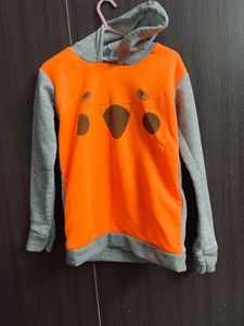brand new orange and grey hoodie for sale