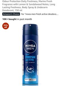 NIVEA MEN Fresh Active Deodorant - 150ml