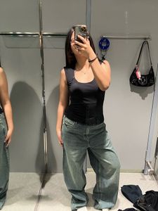 Wide Leg Light Wash Jeans