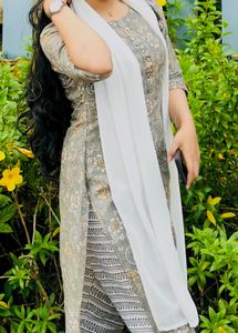 Elegant Printed Kurta with pants