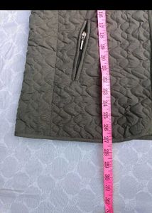 Olive Green Quilted Vest