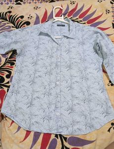 Printed Casual Shirt –Bamboo Leaf Design