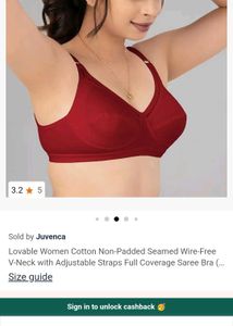 lovable 38b new and unused Red Bra