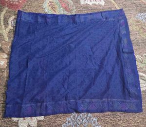 Blue and Red Dupattas with Embellishments