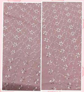unstitched Chikankari Pink georgette suit Set