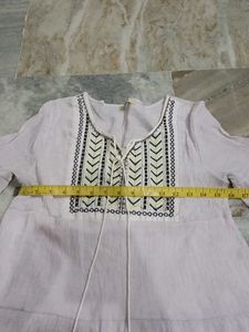 Boho Tiered Embroidered Kurta