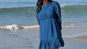 Blue Mini Dress