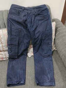 Blue Denim Cargo Pants...