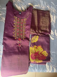 tissue silk kurta set ( xxl size )