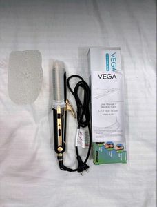 3-in-1 Hair Curler, Straightener &amp; Crimper