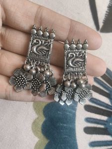 Oxidized Silver Choker Necklace
