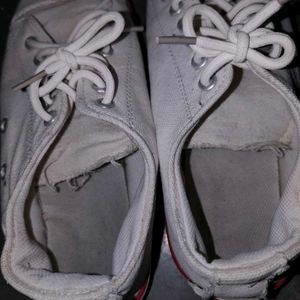 Classic White Canvas Sneakers