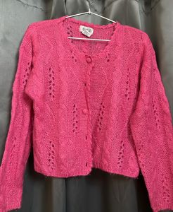 Barbie Pink Crop Sweater