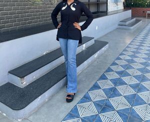 Black Shirt Kurta