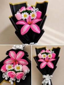 Handmade Crochet Flower Bouquet