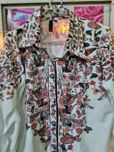 New  trending Floral Print Shirt Women