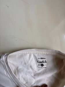 Classic White Cotton T-Shirt for Boys