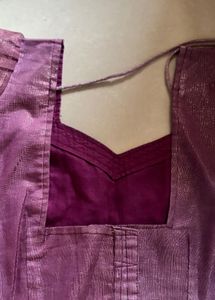 Shimmering Purple Ethnic Blouse