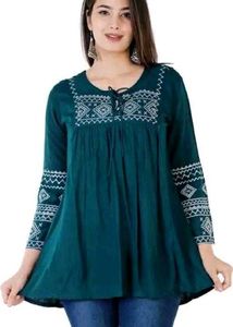 Elegant Embroidered Kurta Top