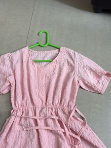 Pink dress for girl 🎀