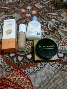 Combo 3 Makeup Product Foundation Cleanser Compact