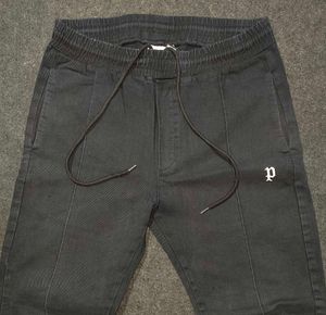 PESO Brand Washed Black Cargo/Zip Pants