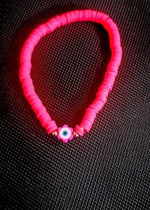 Beaded Bracelet with Charm !