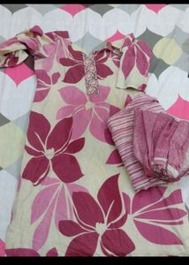 Floral Print Kurta Set