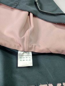 Adidas Grey &amp; Pink Zip-Up Hoodie