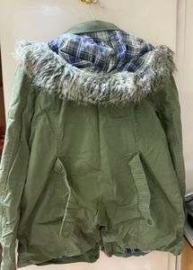 Women's Warm Removable Hood Jacket