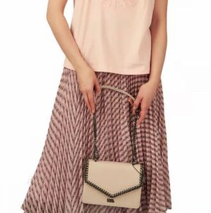 Karl Lagerfeld Cream Chain Shoulder Bag