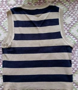 Striped Knit Vest tank top🤎