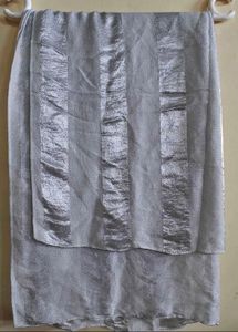 Sparkling Silver Hijab Scarf