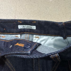 Dark Wash Denim Mini Skirt