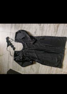 crepe salwar suit black